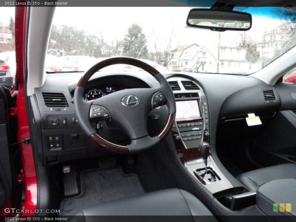 Black Interior Photo for the 2012 Lexus ES 350 #58351813