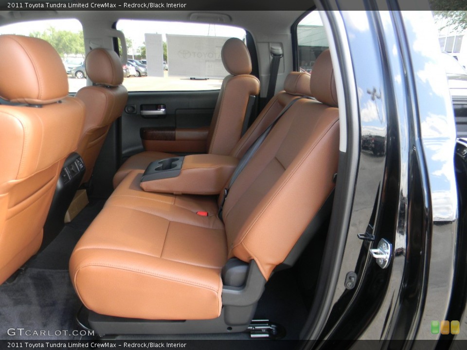 Redrock/Black Interior Photo for the 2011 Toyota Tundra Limited CrewMax #58352242