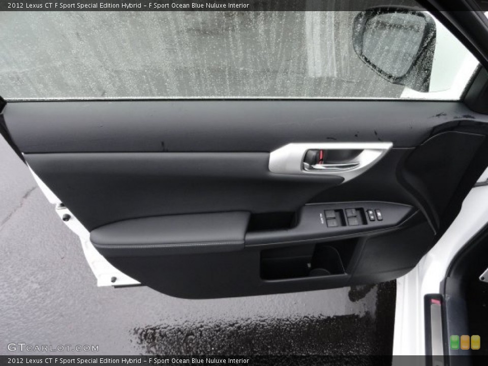 F Sport Ocean Blue Nuluxe Interior Door Panel for the 2012 Lexus CT F Sport Special Edition Hybrid #58352603