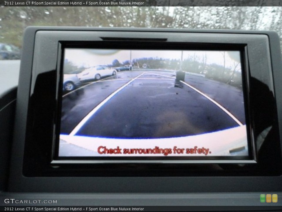 F Sport Ocean Blue Nuluxe Interior Controls for the 2012 Lexus CT F Sport Special Edition Hybrid #58352629
