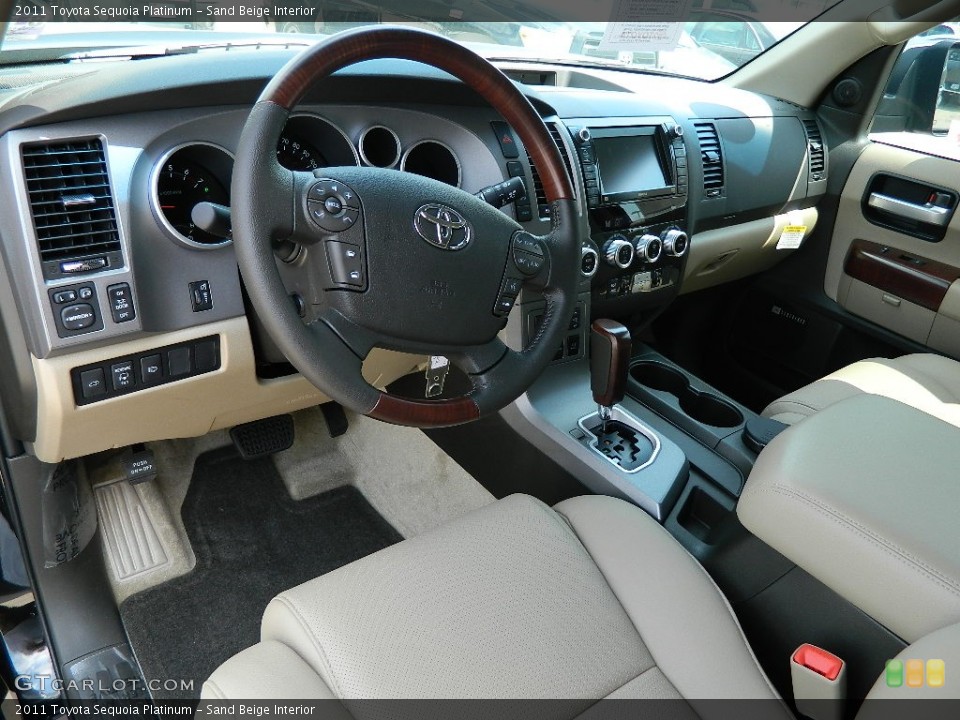 Sand Beige Interior Photo for the 2011 Toyota Sequoia Platinum #58358084