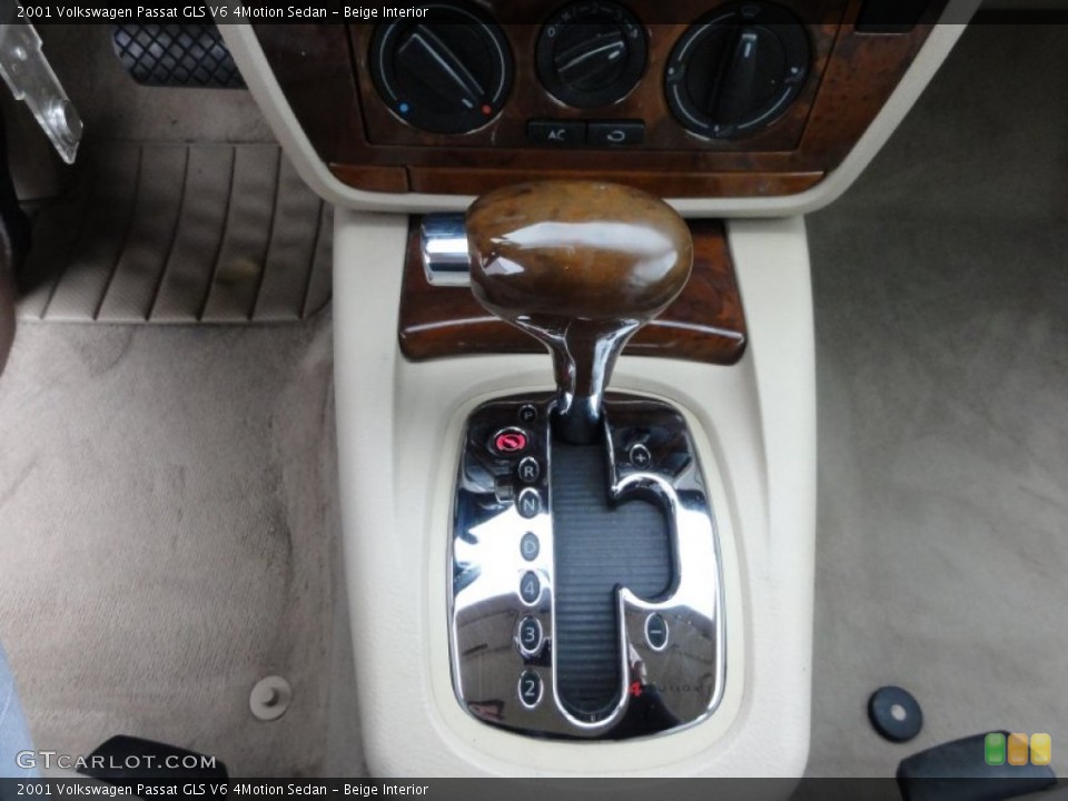 Beige Interior Transmission for the 2001 Volkswagen Passat GLS V6 4Motion Sedan #58358099