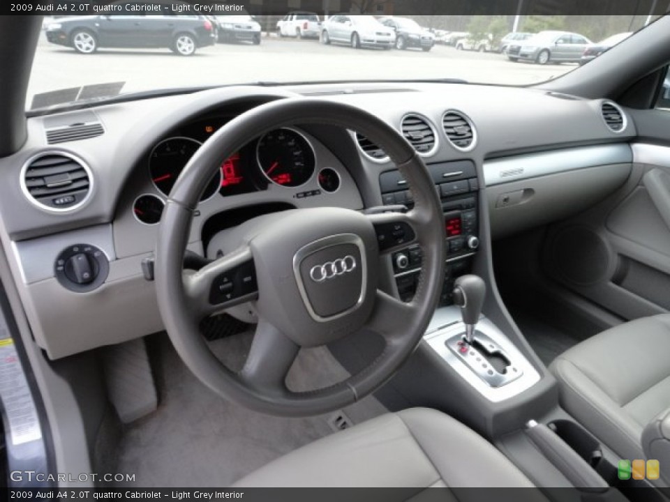 Light Grey Interior Dashboard for the 2009 Audi A4 2.0T quattro Cabriolet #58358787
