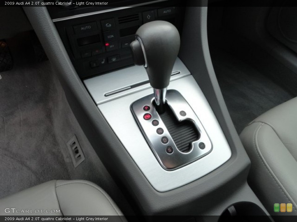 Light Grey Interior Transmission for the 2009 Audi A4 2.0T quattro Cabriolet #58358817