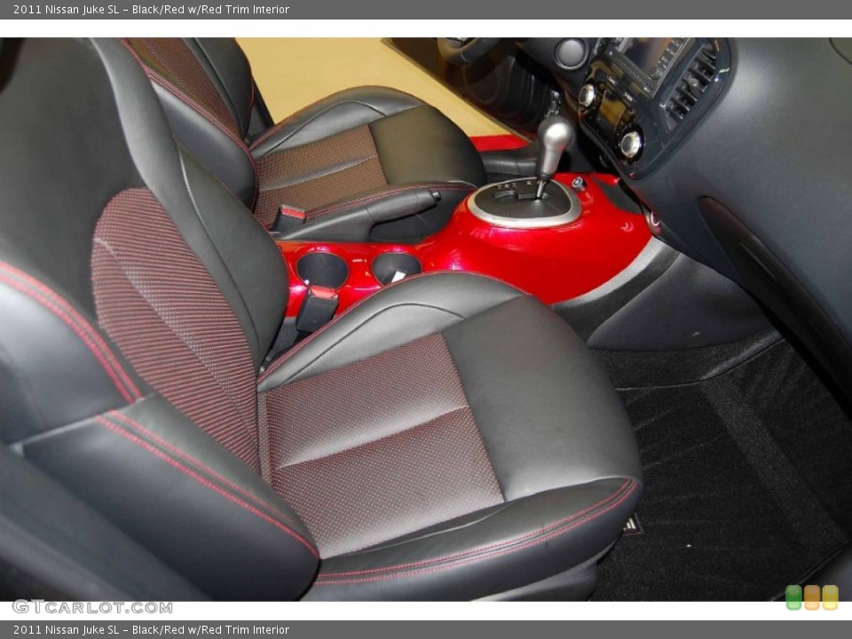 Black/Red w/Red Trim Interior Photo for the 2011 Nissan Juke SL #58360353