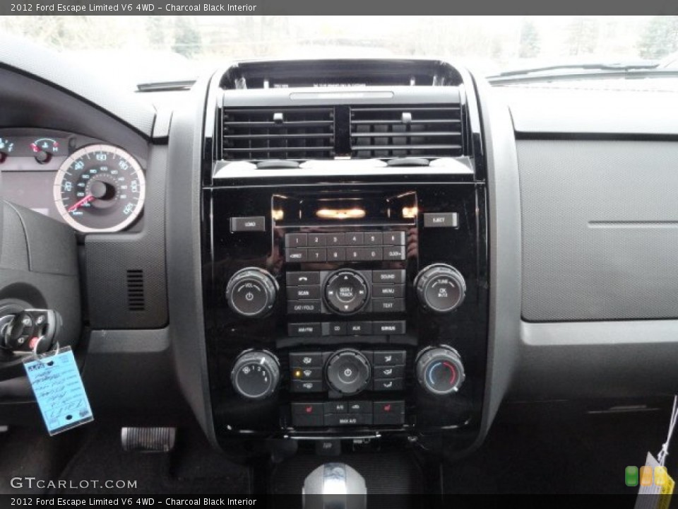 Charcoal Black Interior Controls for the 2012 Ford Escape Limited V6 4WD #58362228