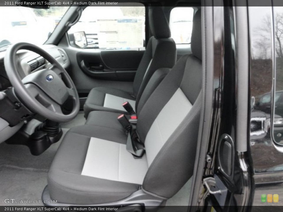 Medium Dark Flint Interior Photo for the 2011 Ford Ranger XLT SuperCab 4x4 #58362417