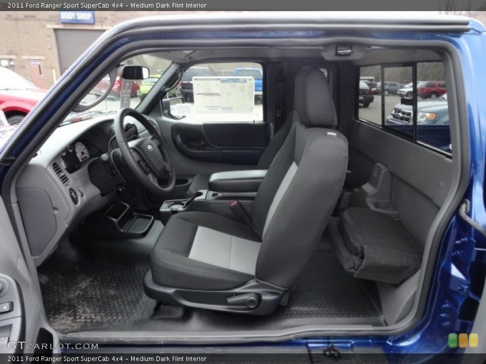 Medium Dark Flint Interior Photo for the 2011 Ford Ranger Sport SuperCab 4x4 #58362510