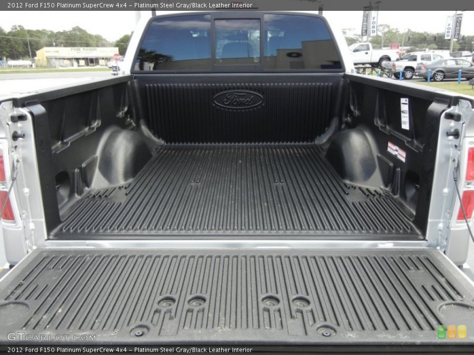 Platinum Steel Gray/Black Leather Interior Trunk for the 2012 Ford F150 Platinum SuperCrew 4x4 #58363315