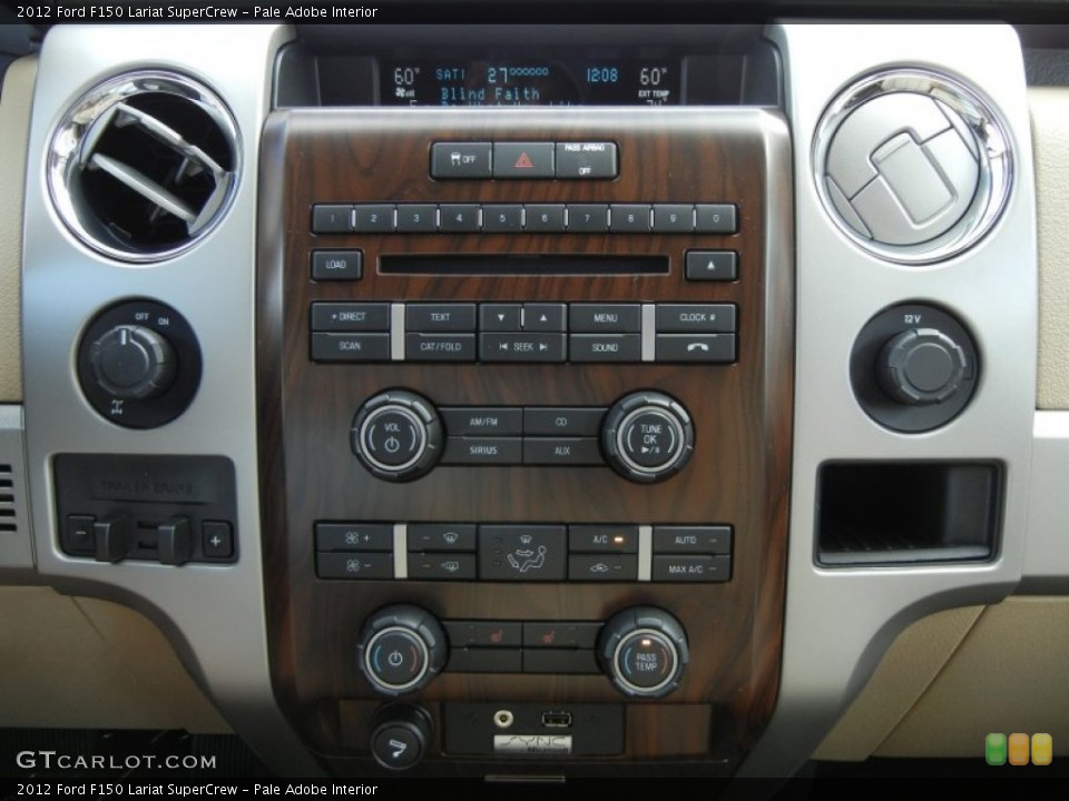 Pale Adobe Interior Controls for the 2012 Ford F150 Lariat SuperCrew #58363405