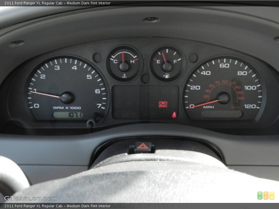 Medium Dark Flint Interior Gauges for the 2011 Ford Ranger XL Regular Cab #58363612