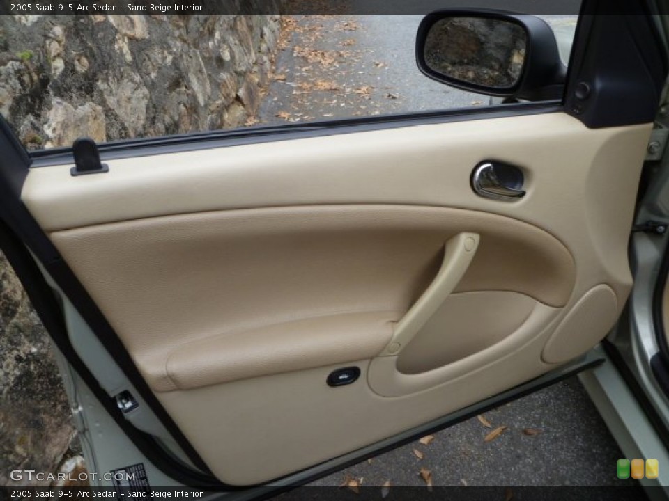 Sand Beige Interior Door Panel for the 2005 Saab 9-5 Arc Sedan #58363774