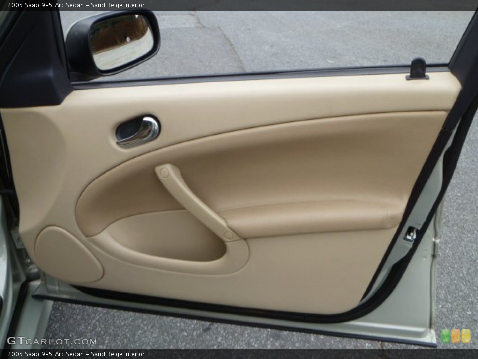 Sand Beige Interior Door Panel for the 2005 Saab 9-5 Arc Sedan #58363783