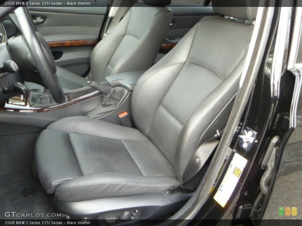Black Interior Photo for the 2008 BMW 3 Series 335i Sedan #58364095