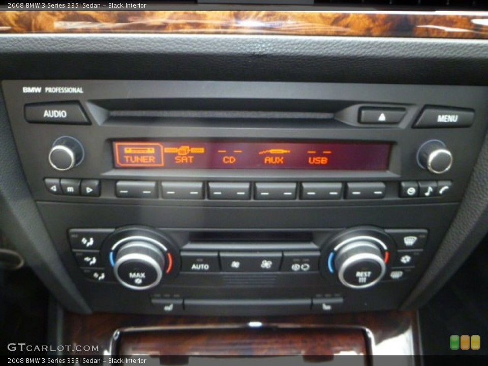 Black Interior Controls for the 2008 BMW 3 Series 335i Sedan #58364140