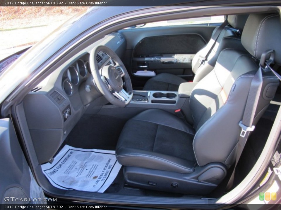 Dark Slate Gray Interior Photo for the 2012 Dodge Challenger SRT8 392 #58364748