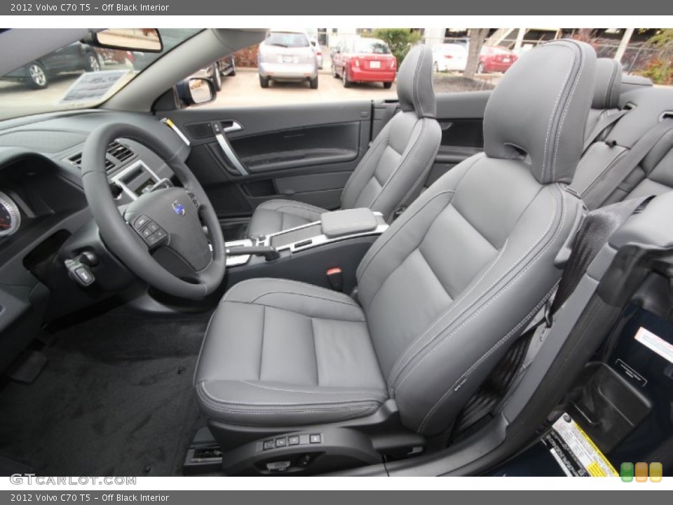 Off Black Interior Photo for the 2012 Volvo C70 T5 #58365410
