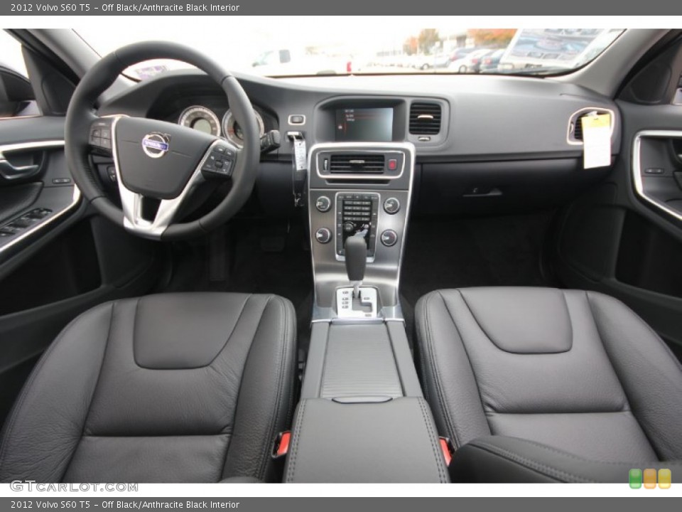Off Black/Anthracite Black Interior Photo for the 2012 Volvo S60 T5 #58366008