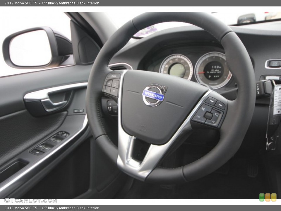 Off Black/Anthracite Black Interior Steering Wheel for the 2012 Volvo S60 T5 #58366017