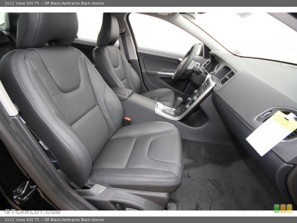 Off Black/Anthracite Black Interior Photo for the 2012 Volvo S60 T5 #58366026