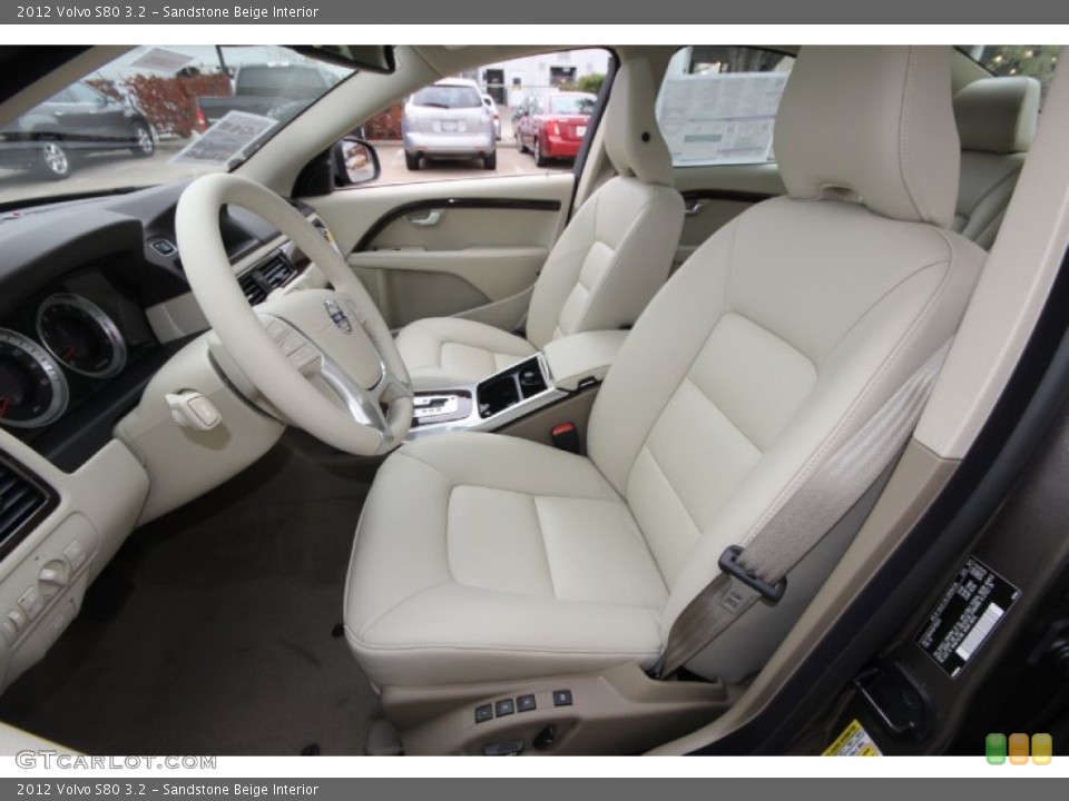 Sandstone Beige Interior Photo for the 2012 Volvo S80 3.2 #58366257