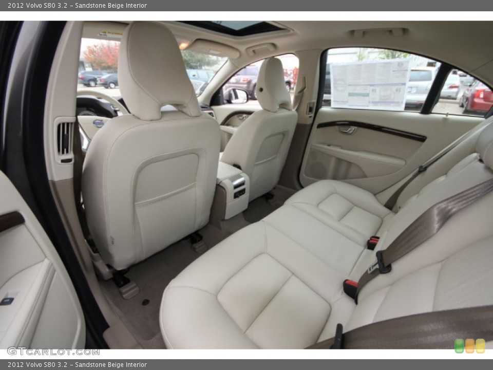 Sandstone Beige Interior Photo for the 2012 Volvo S80 3.2 #58366320