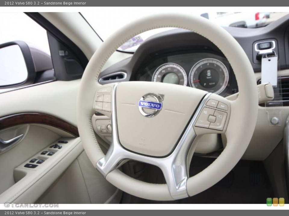 Sandstone Beige Interior Steering Wheel for the 2012 Volvo S80 3.2 #58366341