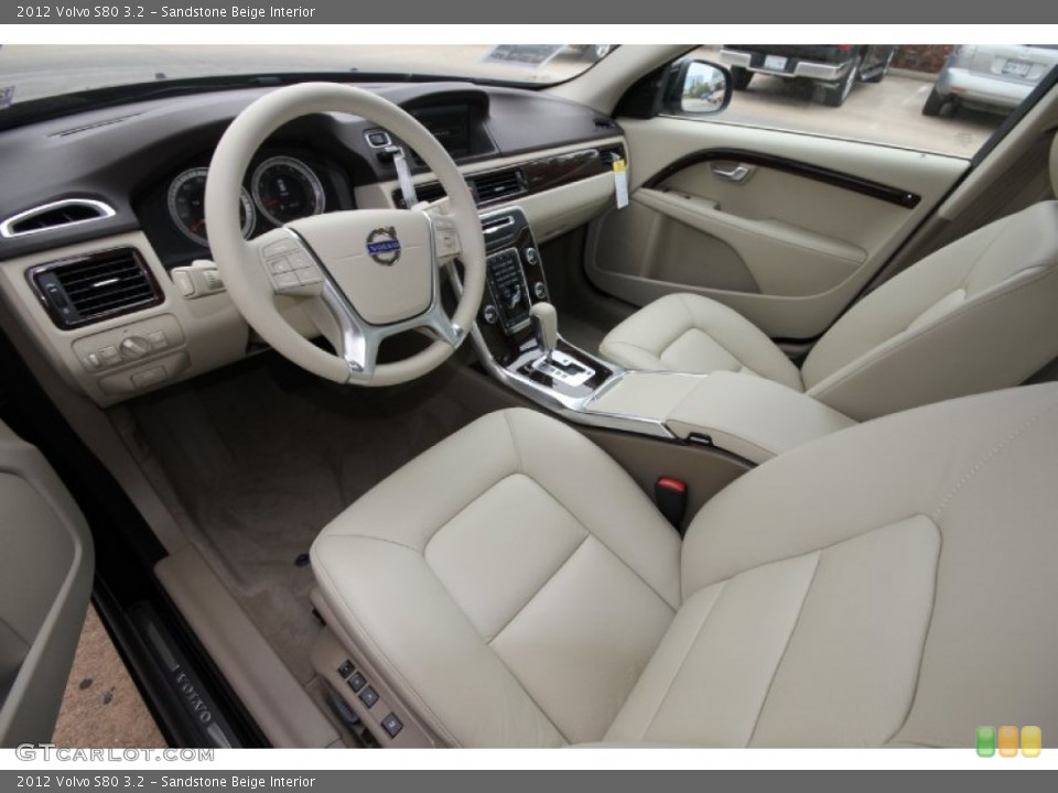 Sandstone Beige Interior Photo for the 2012 Volvo S80 3.2 #58366398