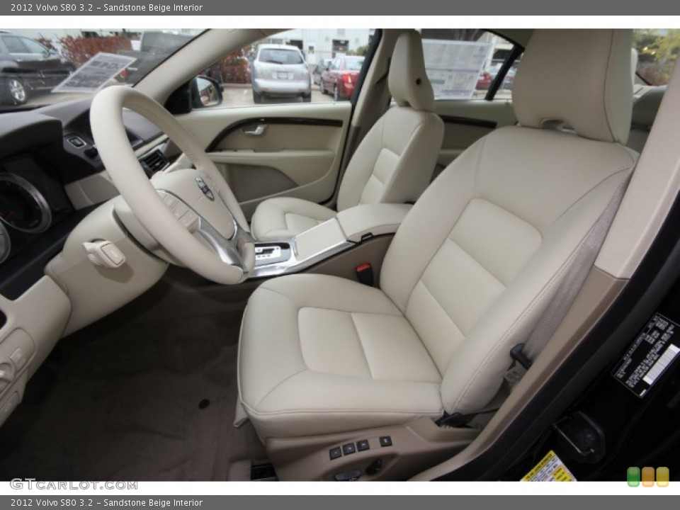 Sandstone Beige Interior Photo for the 2012 Volvo S80 3.2 #58366404