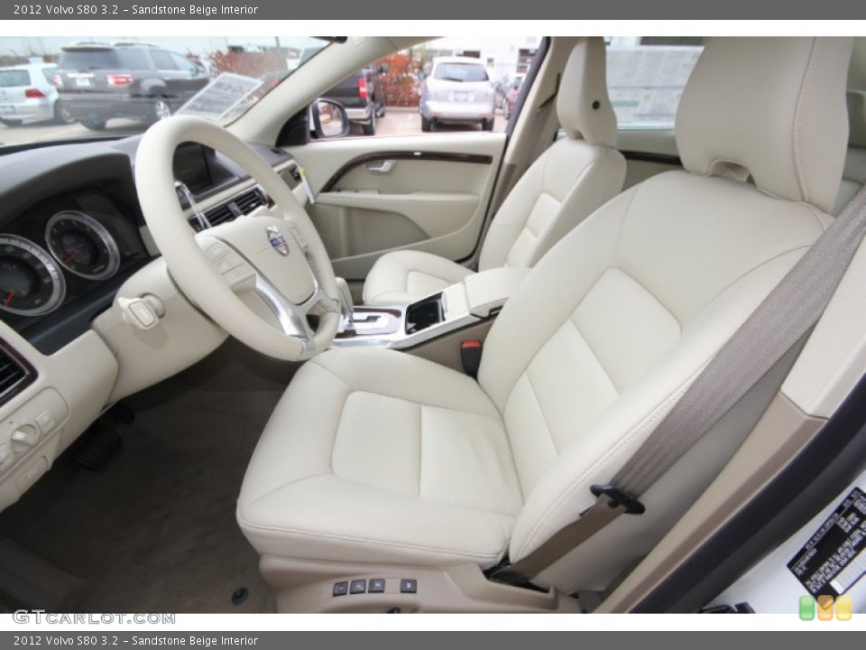 Sandstone Beige Interior Photo for the 2012 Volvo S80 3.2 #58366588