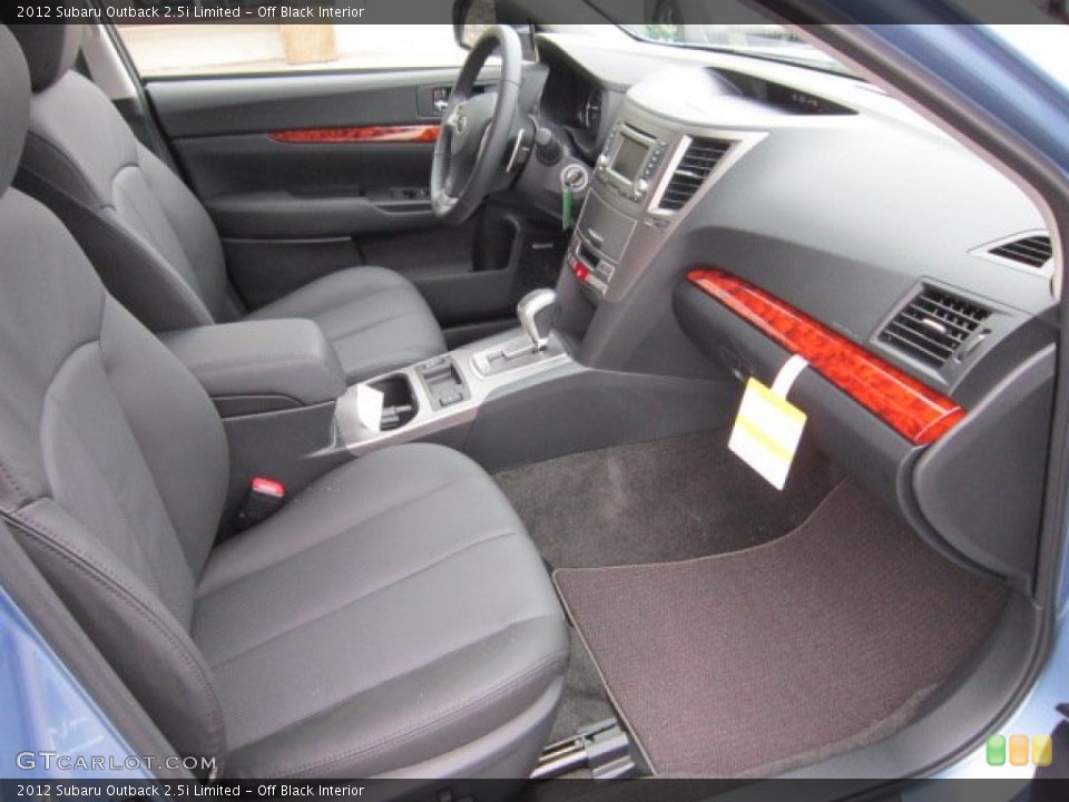 Off Black Interior Photo for the 2012 Subaru Outback 2.5i Limited #58366662