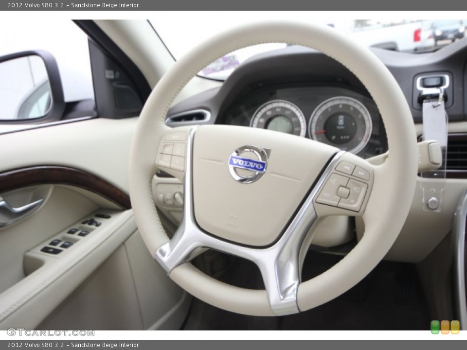 Sandstone Beige Interior Steering Wheel for the 2012 Volvo S80 3.2 #58366684