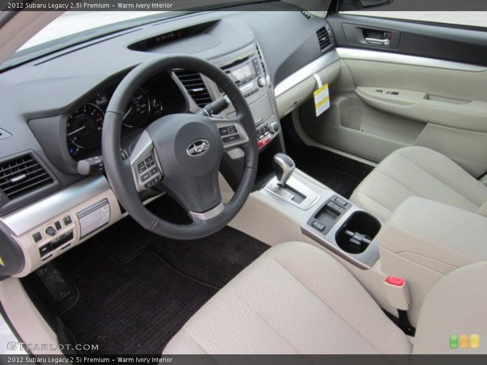 Warm Ivory Interior Photo for the 2012 Subaru Legacy 2.5i Premium #58367261
