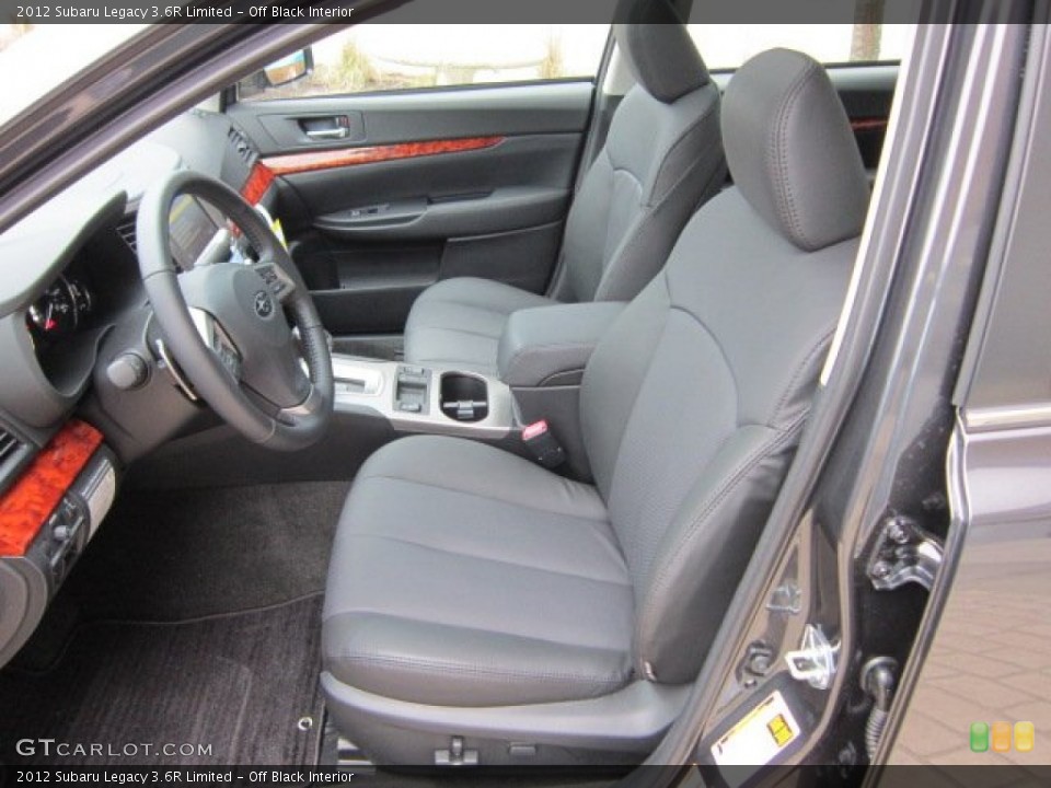 Off Black Interior Photo for the 2012 Subaru Legacy 3.6R Limited #58367619