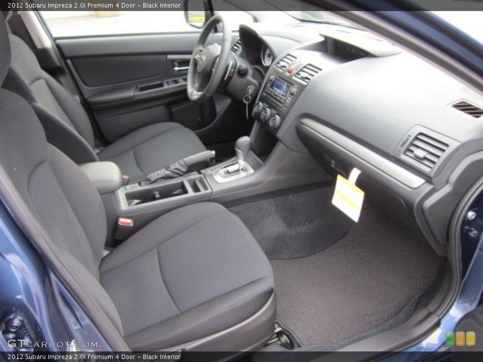 Black Interior Photo for the 2012 Subaru Impreza 2.0i Premium 4 Door #58368480