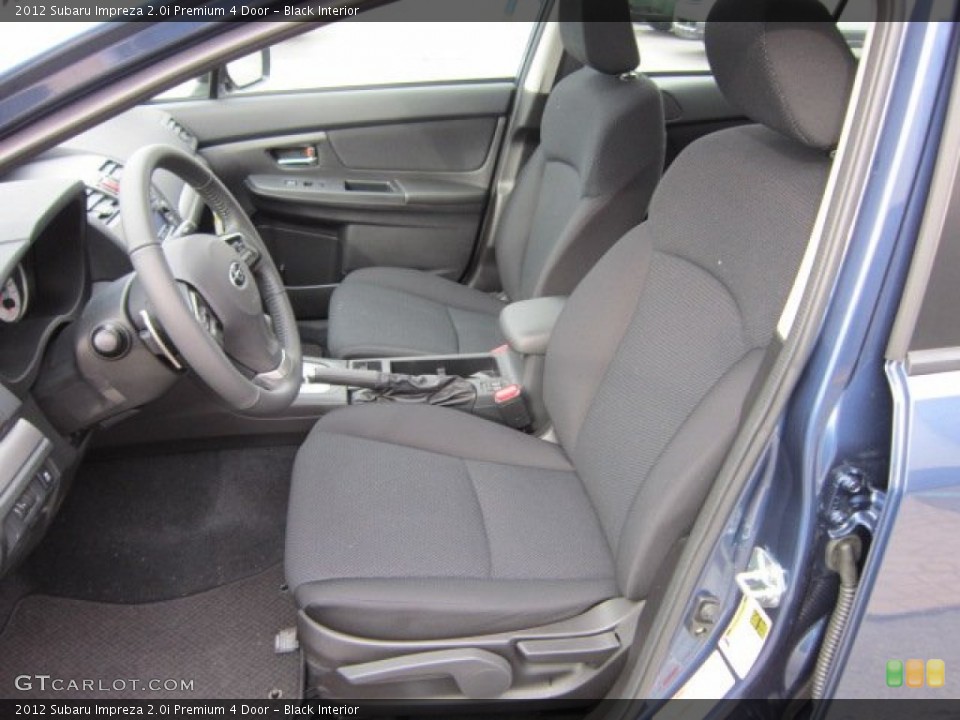 Black Interior Photo for the 2012 Subaru Impreza 2.0i Premium 4 Door #58368521