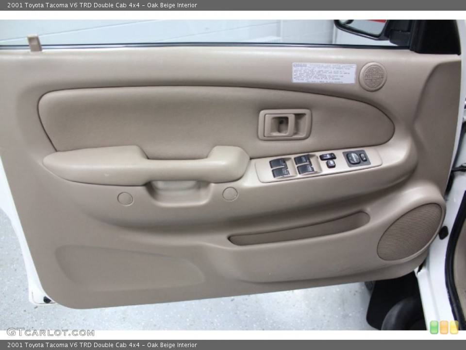 Oak Beige Interior Door Panel for the 2001 Toyota Tacoma V6 TRD Double Cab 4x4 #58370583