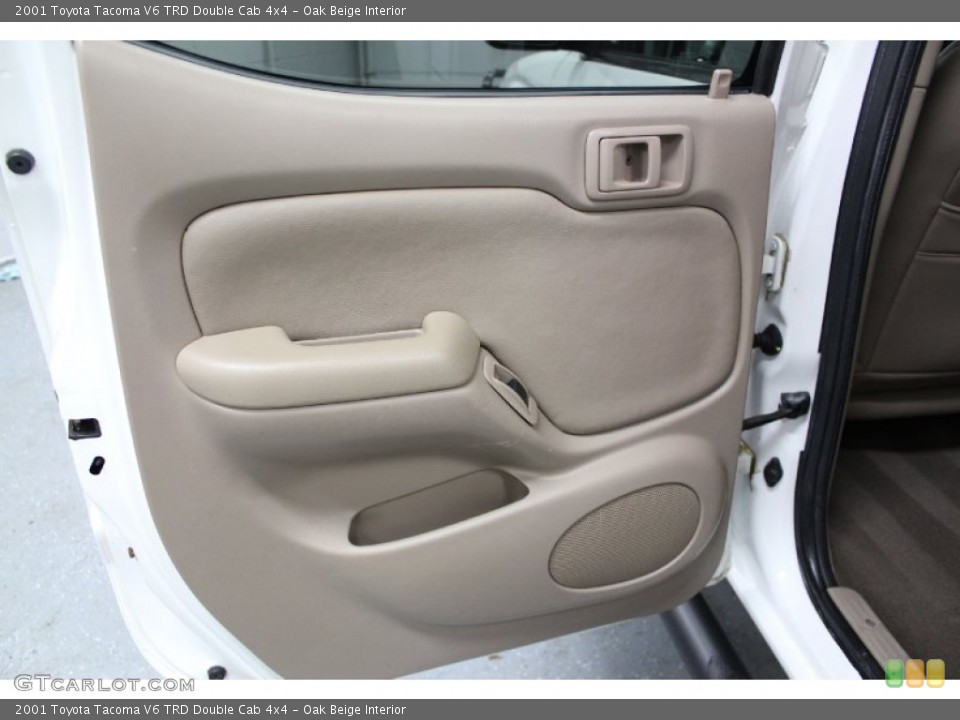 Oak Beige Interior Door Panel for the 2001 Toyota Tacoma V6 TRD Double Cab 4x4 #58370634