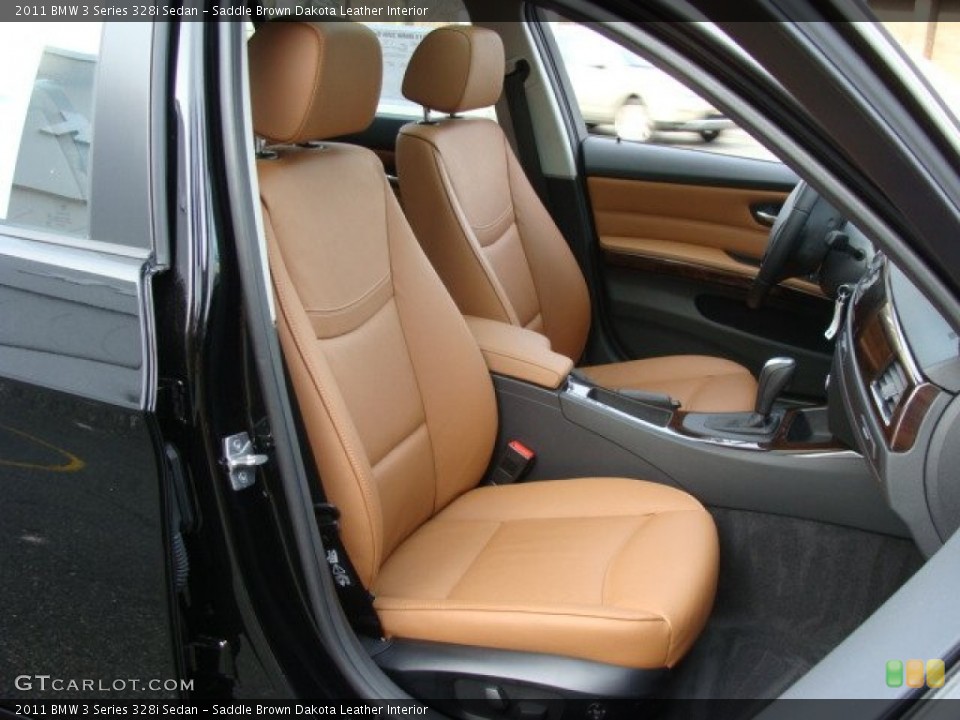 Saddle Brown Dakota Leather Interior Photo for the 2011 BMW 3 Series 328i Sedan #58370913