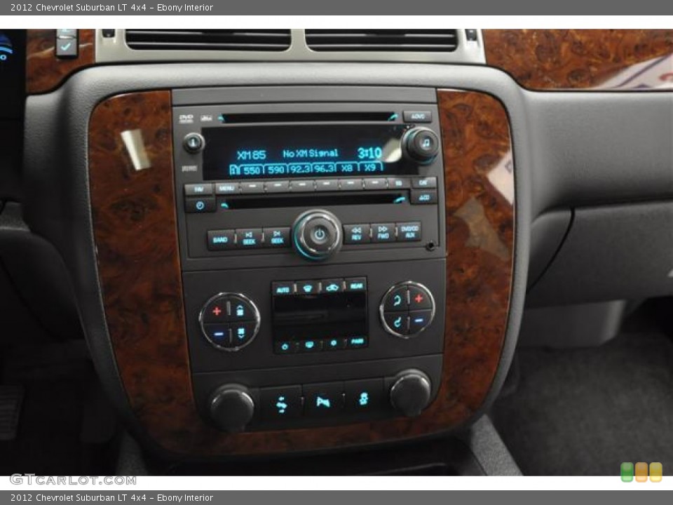 Ebony Interior Controls for the 2012 Chevrolet Suburban LT 4x4 #58371521