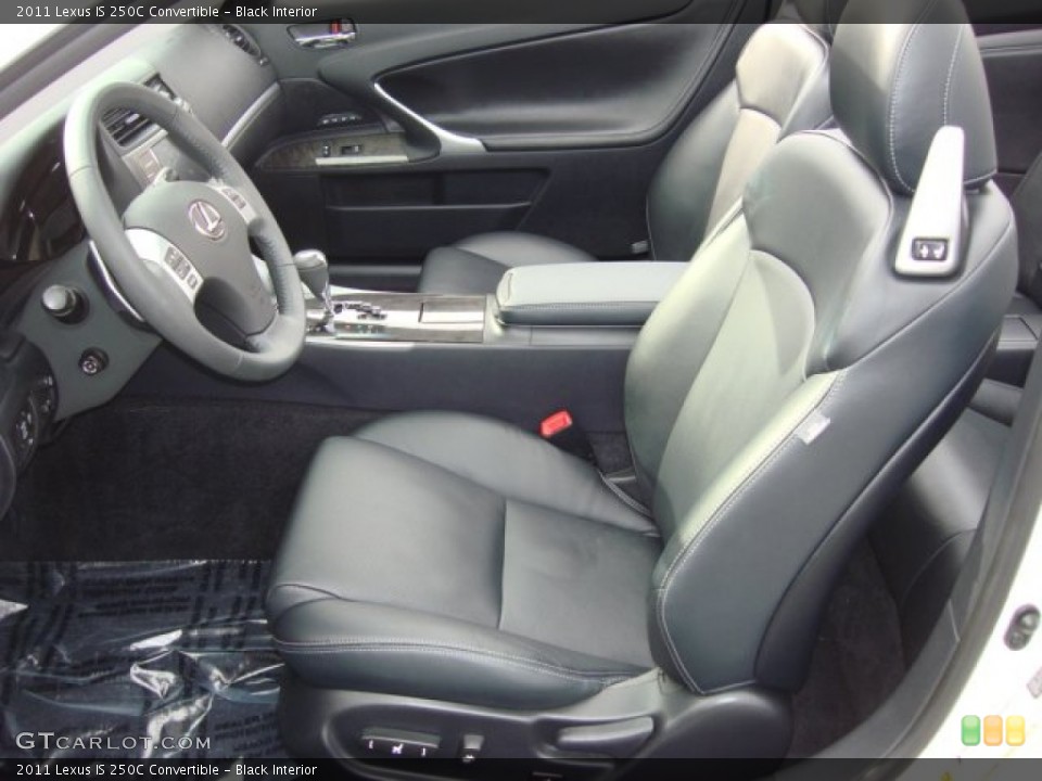 Black Interior Photo for the 2011 Lexus IS 250C Convertible #58373418