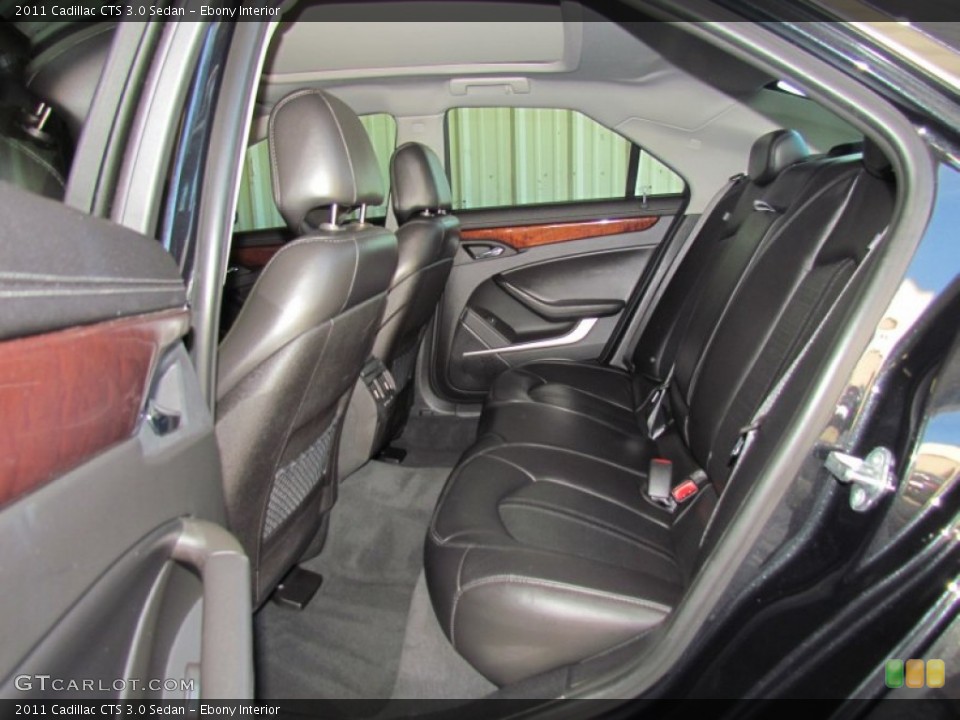 Ebony Interior Photo for the 2011 Cadillac CTS 3.0 Sedan #58373844