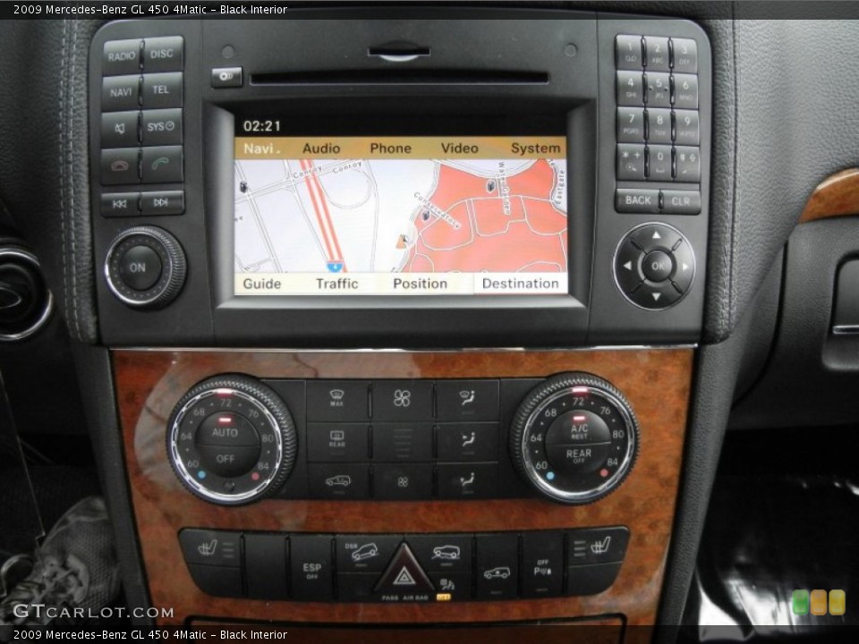 Black Interior Navigation for the 2009 Mercedes-Benz GL 450 4Matic #58373997