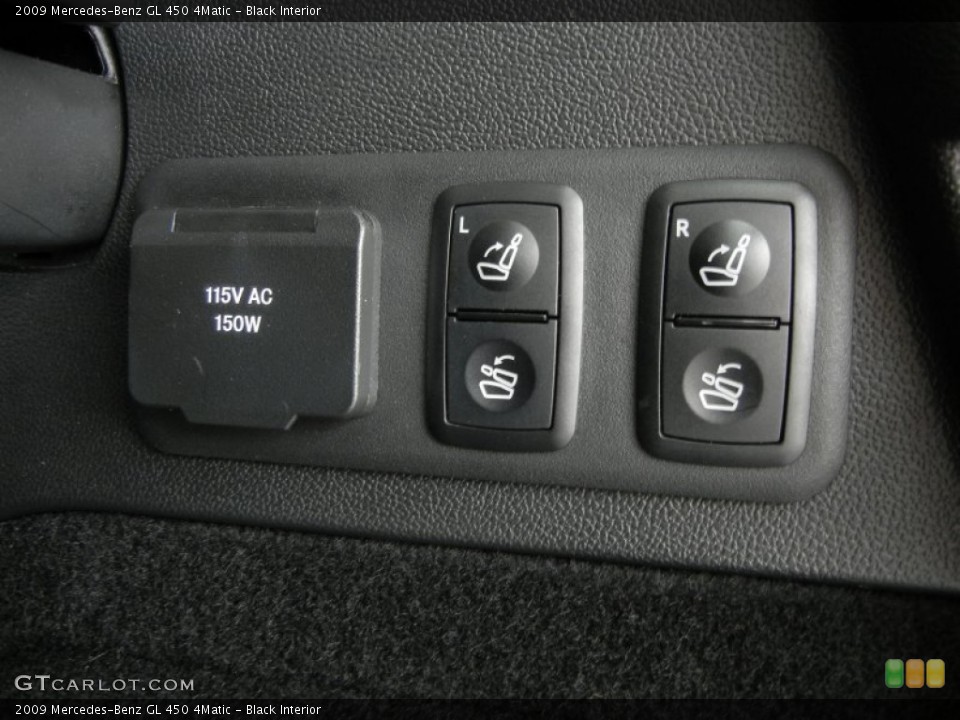 Black Interior Controls for the 2009 Mercedes-Benz GL 450 4Matic #58374057