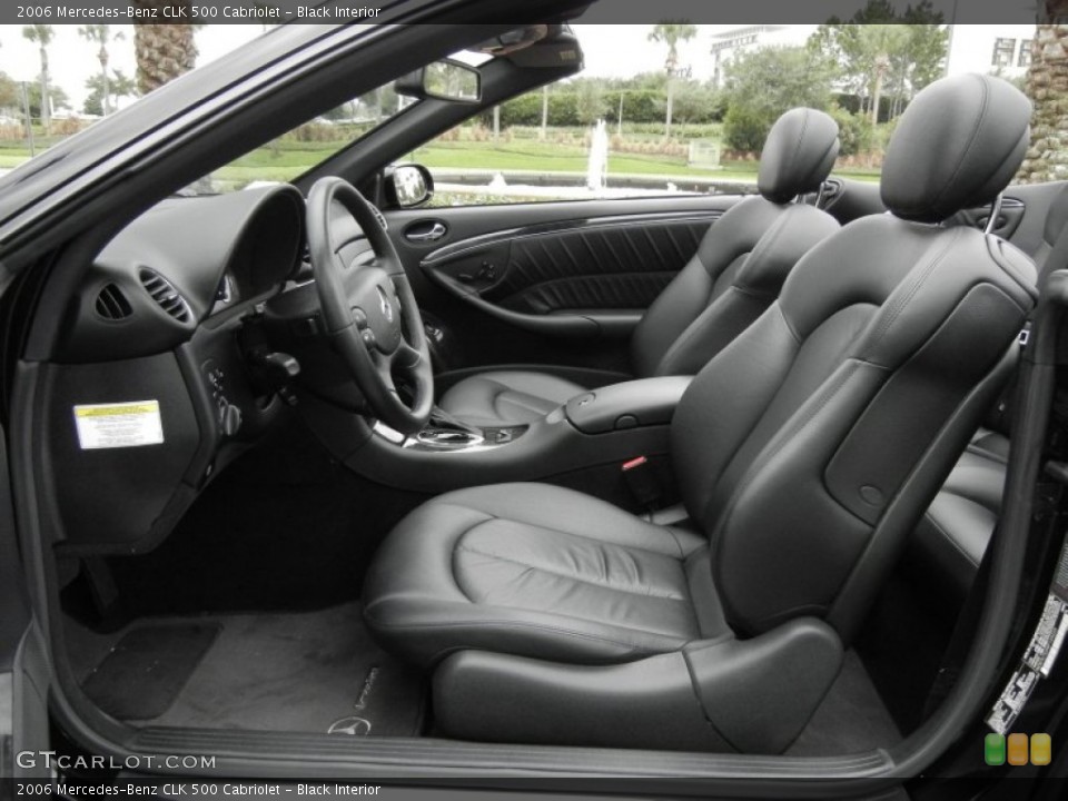 Black Interior Photo for the 2006 Mercedes-Benz CLK 500 Cabriolet #58374711