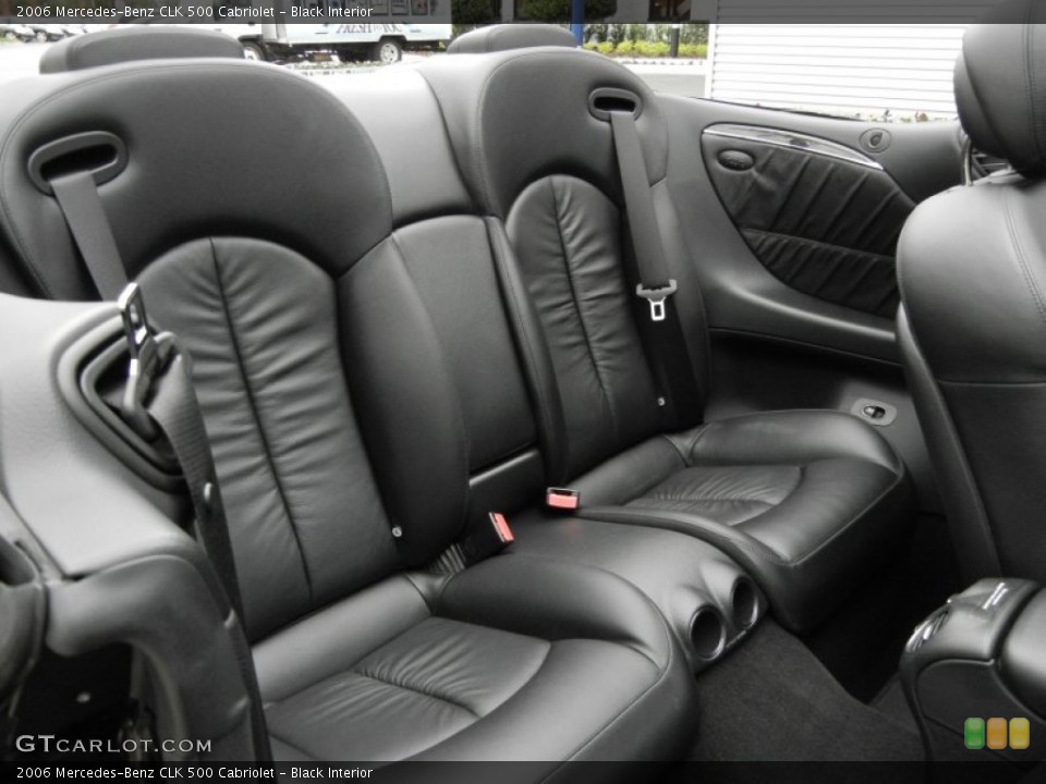 Black Interior Photo for the 2006 Mercedes-Benz CLK 500 Cabriolet #58374732