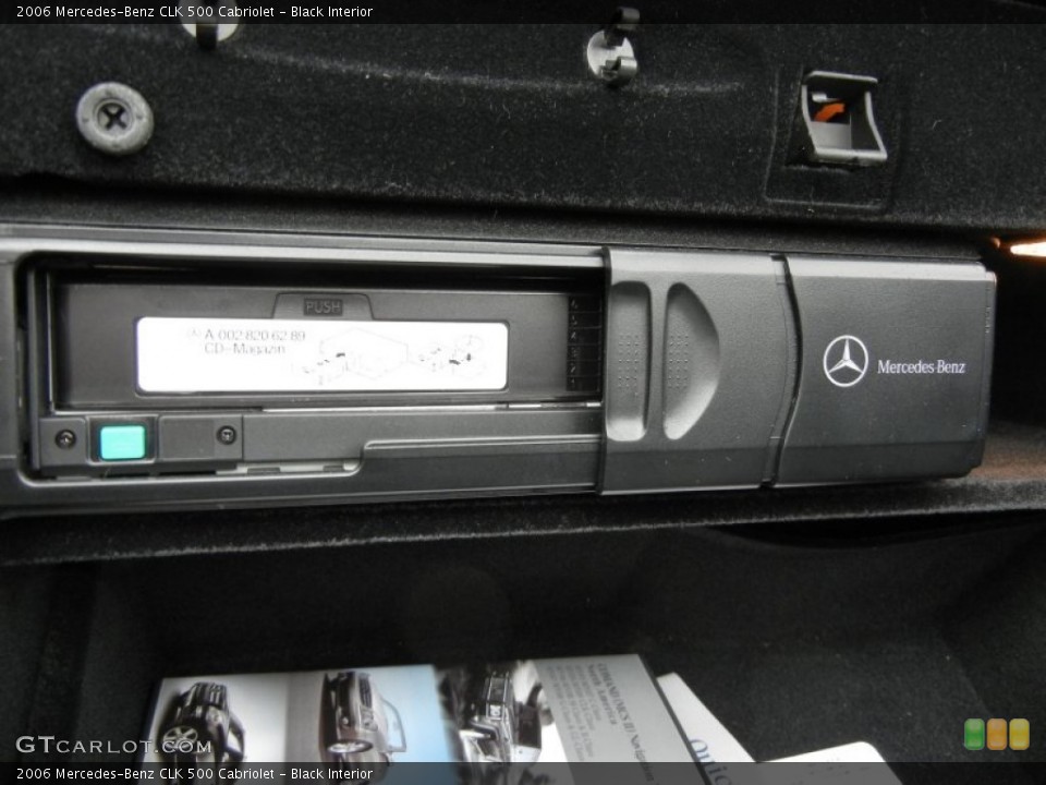 Black Interior Audio System for the 2006 Mercedes-Benz CLK 500 Cabriolet #58374804