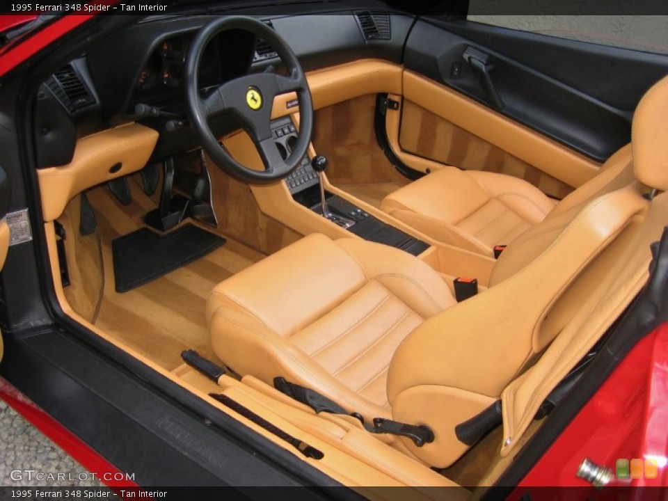 Tan Interior Prime Interior for the 1995 Ferrari 348 Spider #58375356