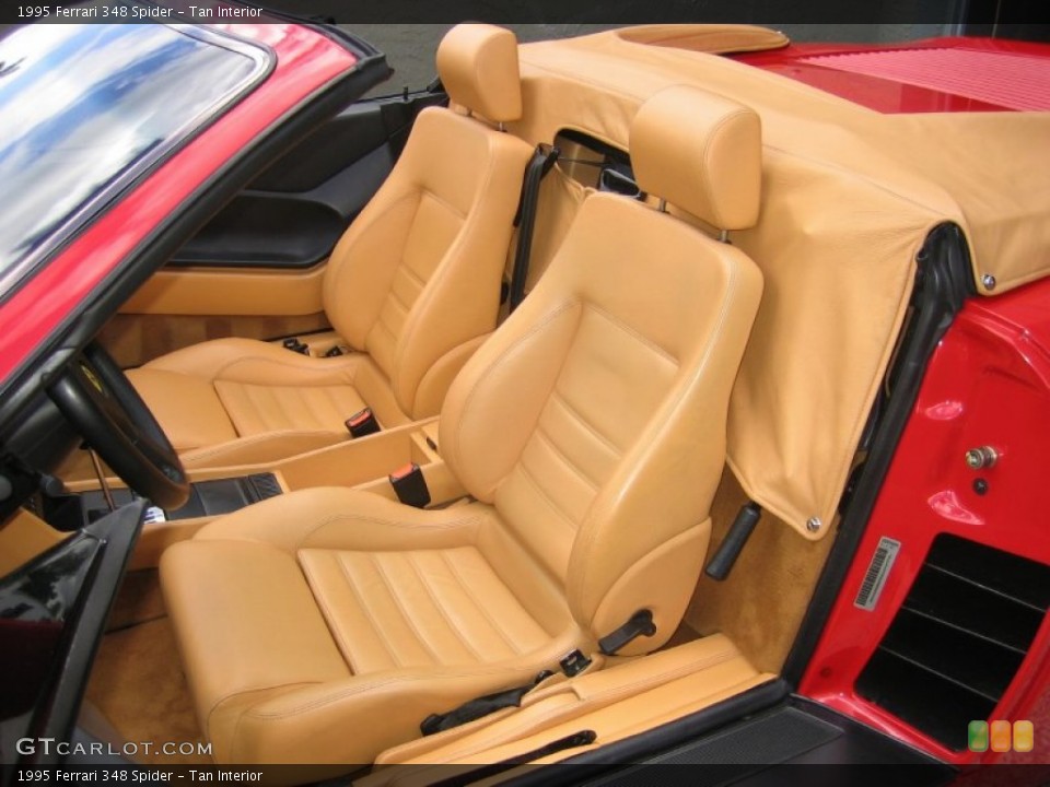 Tan Interior Photo for the 1995 Ferrari 348 Spider #58375365