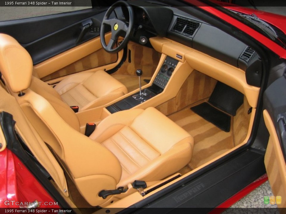 Tan Interior Photo for the 1995 Ferrari 348 Spider #58375383